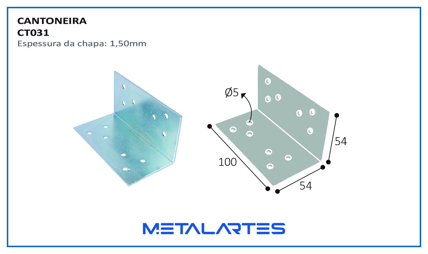 CANTONEIRA CT031 12 FUROS