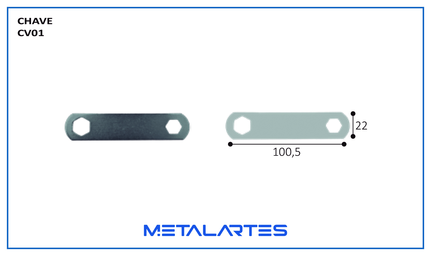 CHAVE CV01 7/16" X 1/2" 5/16