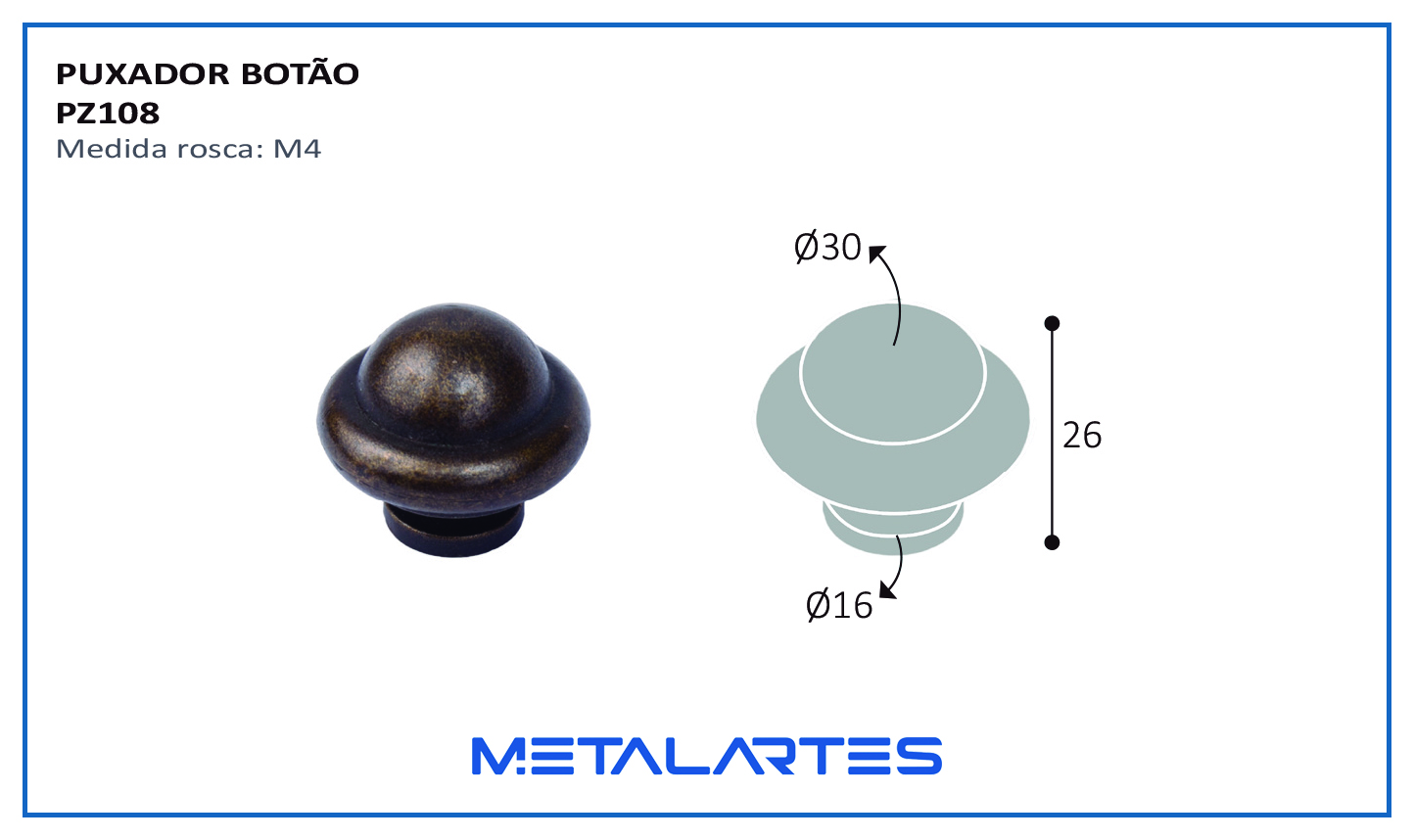 Puxador PZ 108