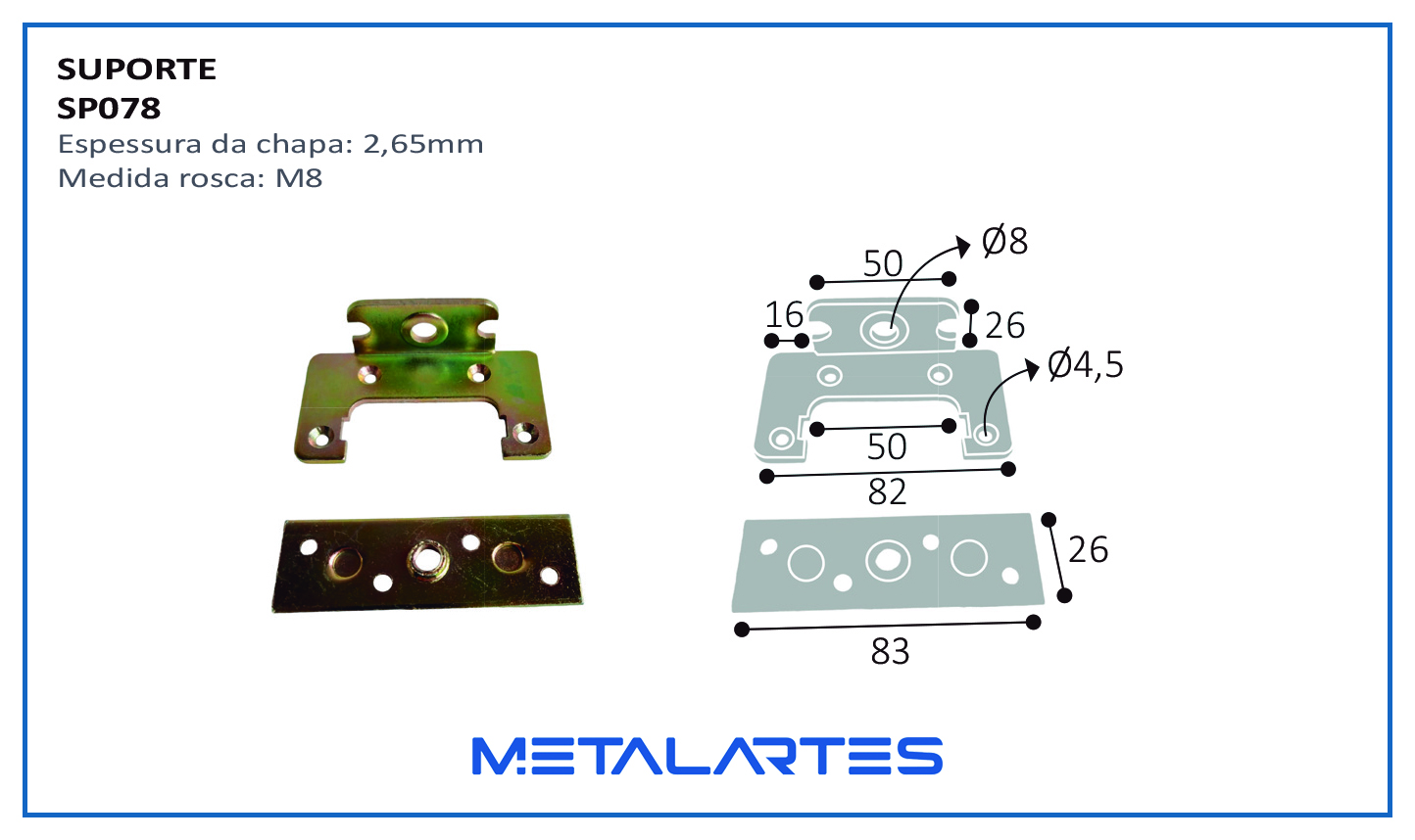 SUPORTE SP078 LIGADOR CAMA